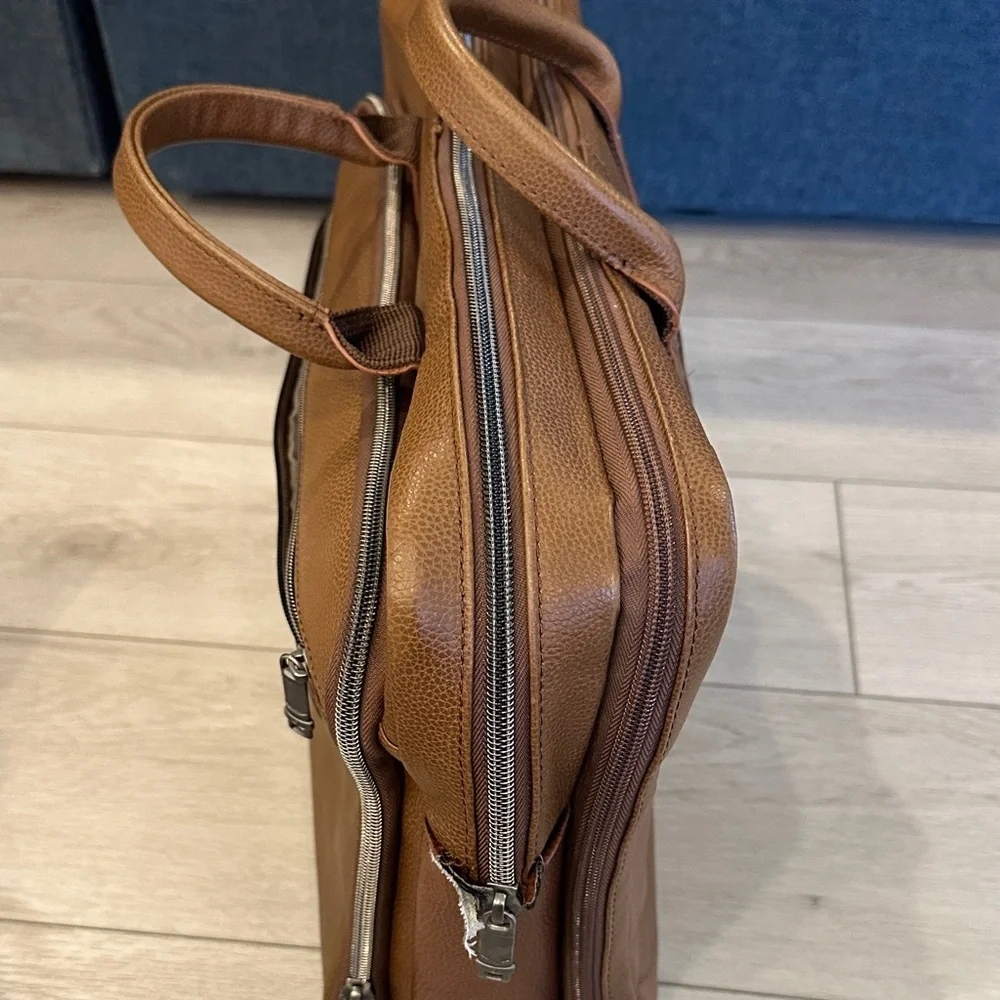 Samsonite Tan Leather Briefcase